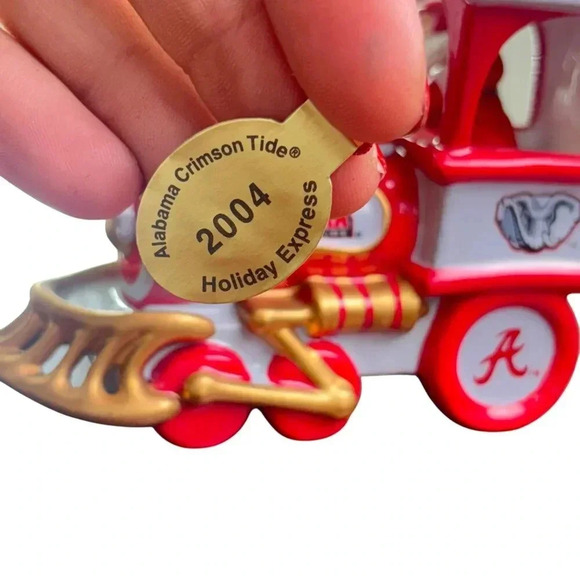 Danbury Mint Alabama Crimson Tide 2004 Holiday Express Train Ornament RARE - Picture 5 of 8